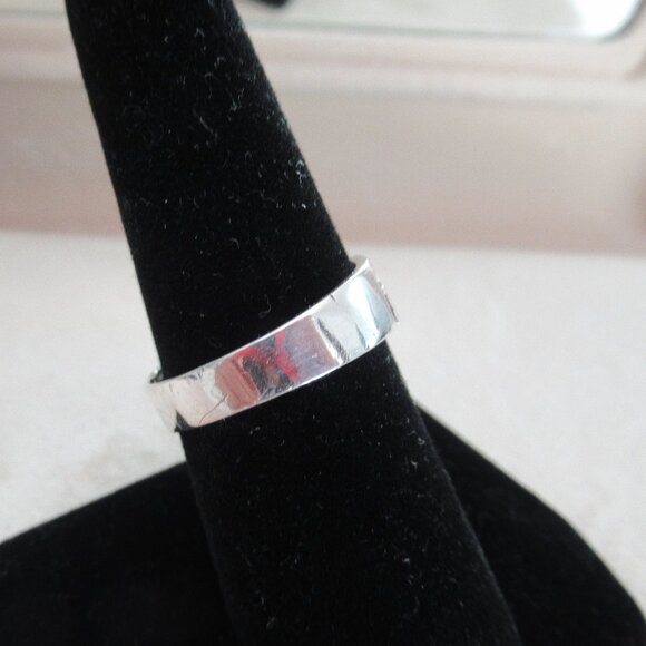 Vintage, Sterling Silver 925 Flower Statement Ring, Size 8.75 Hallmarked 925 - Picture 3 of 8